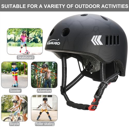 KAMUGO Toddler Helmet Kids Bike Helmet for Girls Boys Ages 2-8 Years,Toddler Bicycle Helmet Suitable for Skateboard Scooter Roller Skating Inline Roller Skating
