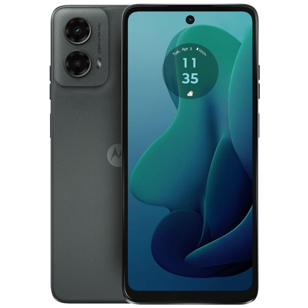 Motorola Moto G 5G 2024 (128GB, 4GB) 6.6", 50MP Dual Camera, Android 14, XT2417 (Unlocked, Sage Green) (Renewed)