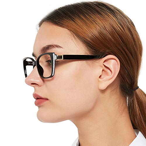 OCCI CHIARI Reader for Women +600 x6.00 Reading Glasses High Power 600 500 400 (Leopard, 6.0)