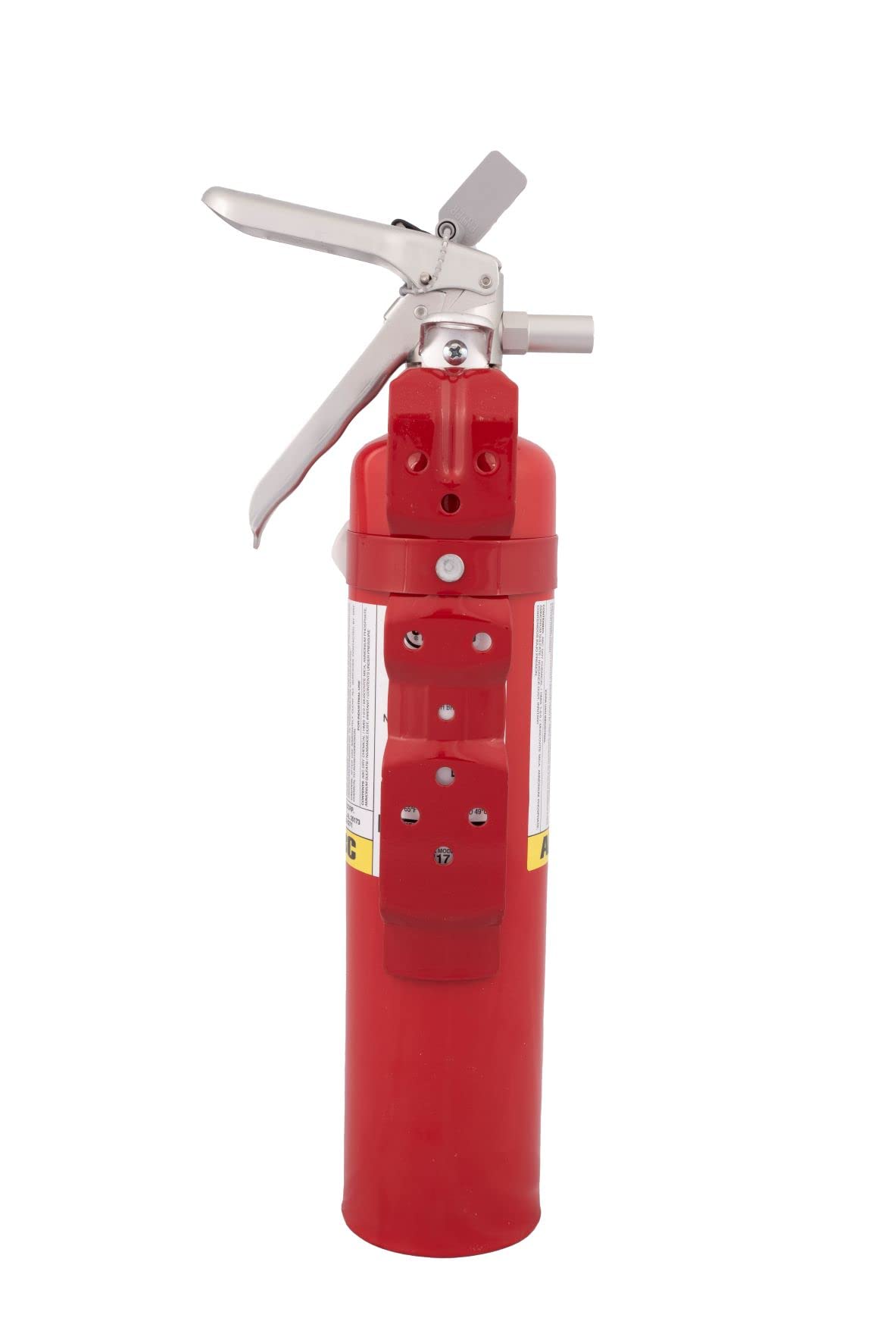 Amerex B417T, 2.5 Pound ABC Dry Chemical Class A B C Multi-Purpose 2.5 Pound Fire Extinguisher with Wall Bracket