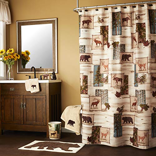 SKL Home Yellowstone Timber Ridge Shower Curtain, 70" x 72", Multicolored