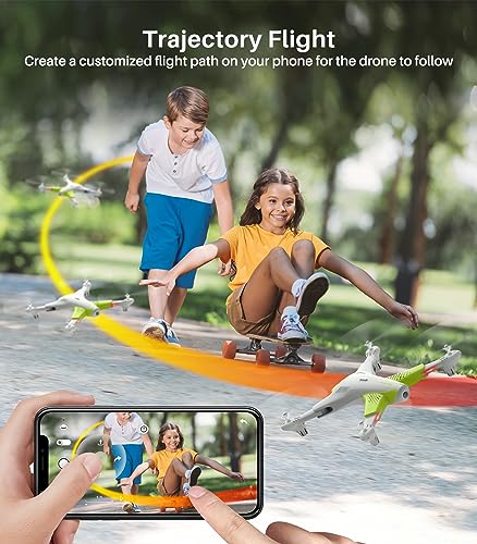 SYMA Drone with Camera 1080P FPV,Optical Flow Positioning,Tap Fly,Altitude Hold,Headless Mode,3D Flips,40mins Flying UFO X300 Remote Control Quadcopter Gift for Kids Beginners