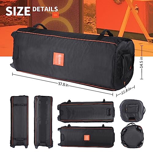 Speaker Bag Travel Case Replacement for JBL Party Box Series, Portable Speaker Carry Tote Bag Backpack for JBL Speaker (For JBL partybox 110 black)