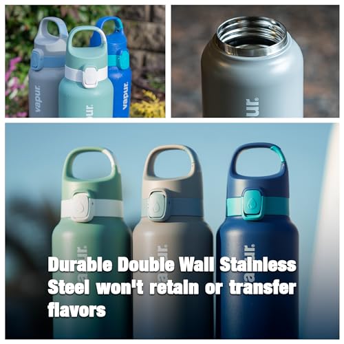 Vapur Chill Insulated BPA-Free reusable bottle with Lockable lid and EZ Flow spout