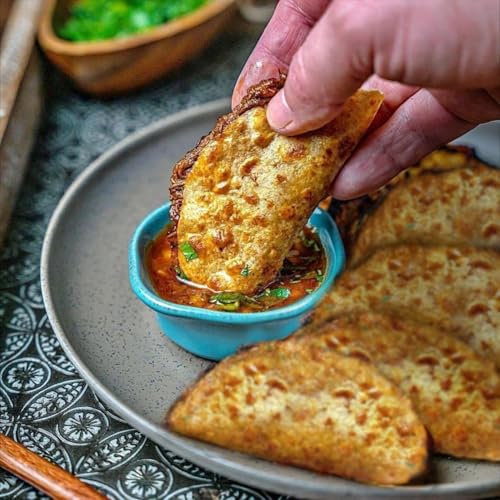 Mr. Tortilla Low Carb Keto Soft Taco Shells, Vegan Healthy Snacks & Bread Alternative, 1 Net Carb 15 Calories, Delicious Small Batch Kosher Wraps - (Spicy 3 Chiles, 24 Count)