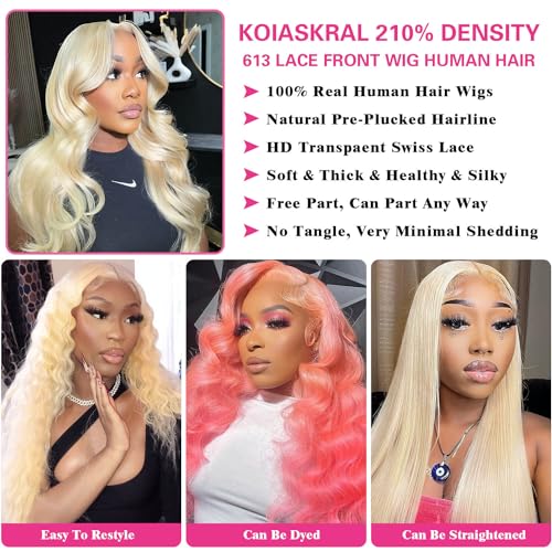Blue Lace Front Wig Human Hair 13x4 Body Wave Blue Human Hair Wig Colored Lace Front Wigs Human Hair Pre Plucked 12A 200% Density Blue Lace Front Wig Glueless Frontal Wigs Human Hair HD Lace 22 Inch