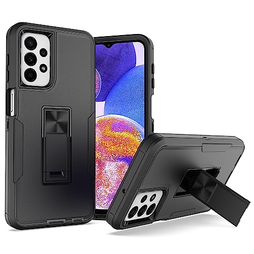 Mavis's Diary Galaxy A23 5G Case Shockproof, Heavy Duty Shell Protective Bumper Dual Layer Rugged Phone Cover Compatible with Samsung Galaxy A23 5G (Black)