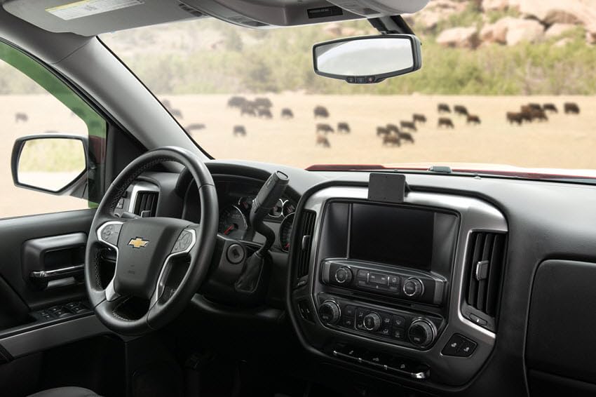 Scosche ProClip Center Dash Mount Compatible with 2014 to 2018 Chevy Silverado 1500 Series Trucks with StuckUp Universal Phone Mount Bundle