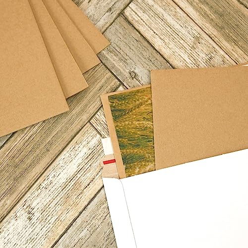 Juvale Large Corrugated Cardboard Sheets for Mailers, 11x14 Flat Packaging Inserts Pads, Shipping, Packing, Mailing, Dividers, Crafts, DIY Art Projects Supplies (2mm Thick) - 50-Pack