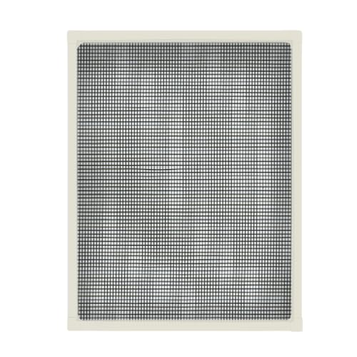 Metro Screenworks Custom Window Screens Fully Assembled and Ready to Install - Window Screen Replacement for House, (Almond) Pre-Framed Mesh Replacement Window Screens, Home, Patio, & More