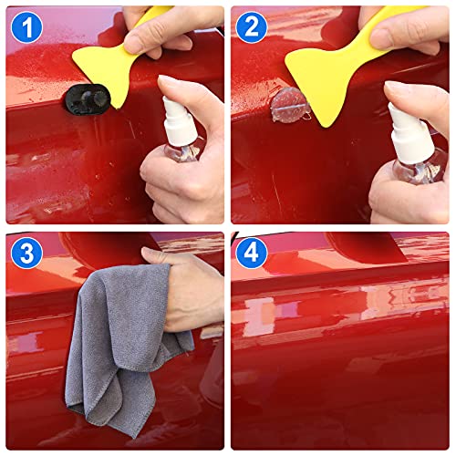 AUTOPDR Paintless Dent Repair Kits 100PCS Car Dent Removal Tools Come with 4 Kinds of Dent Puller and All Glue Tabs Removing Big dents Small Dents,Dings, Creases and Hail Damage All without Painting