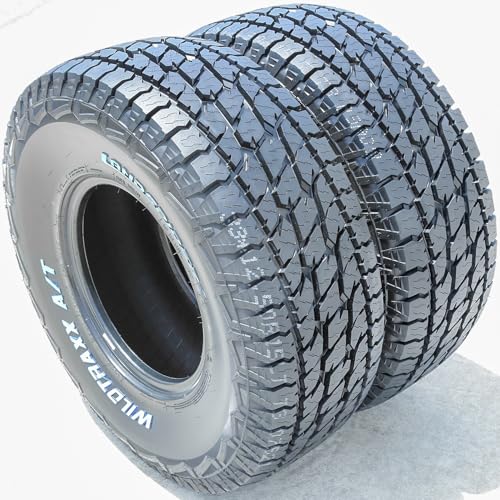 Landspider Wildtraxx A/T All-Terrain Off-Road Light Truck Radial Tire-33X12.50R15LT 33X12.50X15 33X12.50-15 108S Load Range C LRC 6-Ply RWL Raised White Letters