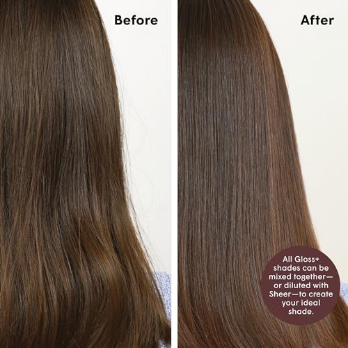 dpHUE Gloss+, Medium Brown - 6.5 oz - Semi-Permanent Hair Color & Conditioner - Lasts Up to Eight Washes - Paraben, SLS & SLES Sulfate Free - Vegan, Leaping Bunny Certified