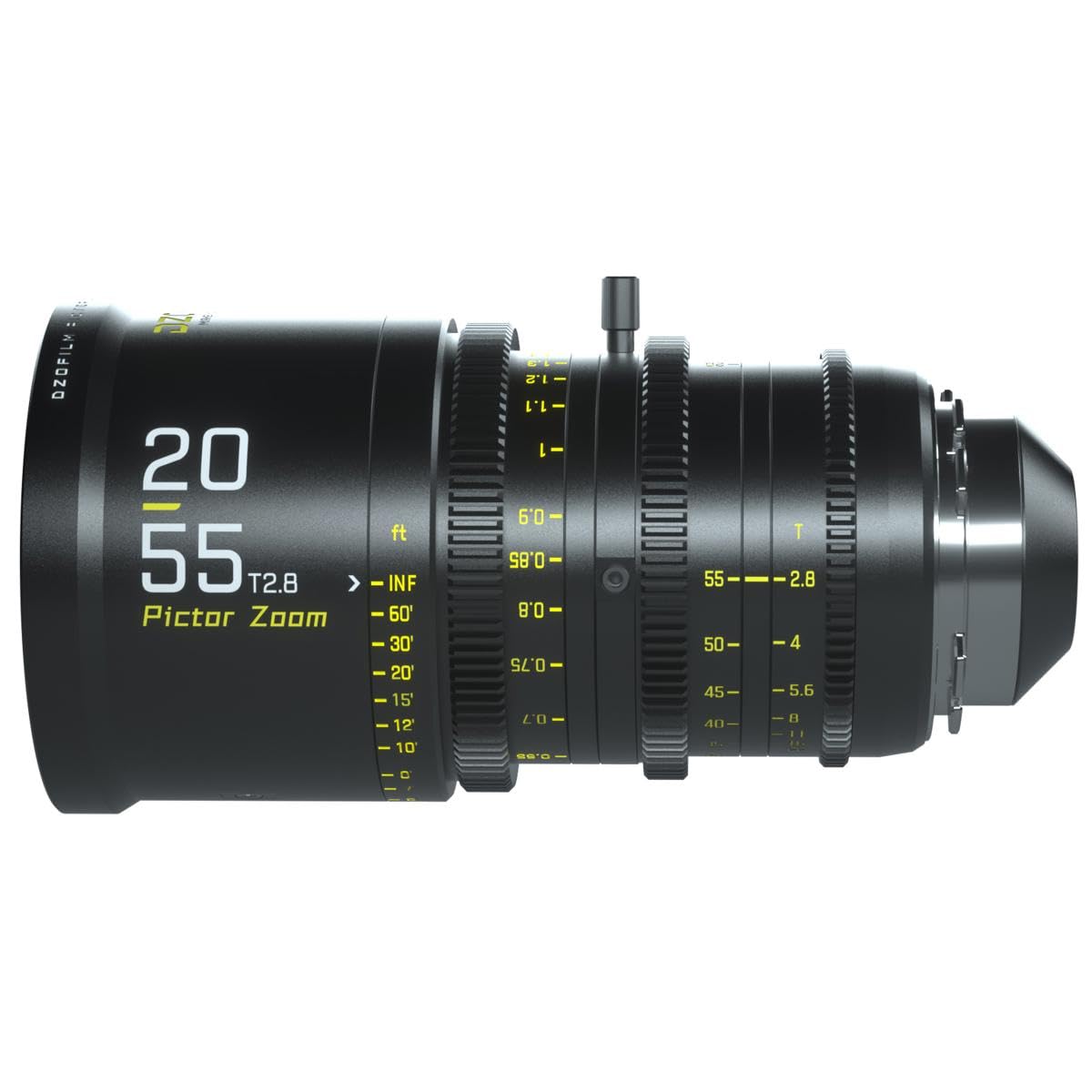 DZOFILM Pictor 20-55mm T2.8 Super35 Parfocal Cine Lens for PL Mount and Canon EF, Black