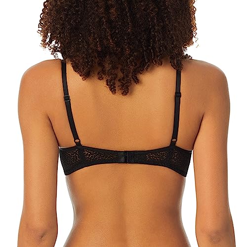 DKNY womens Modern Lace Racerback Longline Bralette Bra, Rosewater, Large US