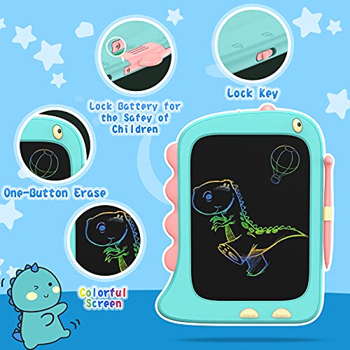 ORSEN 8.5 Inch Doodle Board Drawing Tablet - Dinosaur Toy Gift for Kids 2-7 Years Old