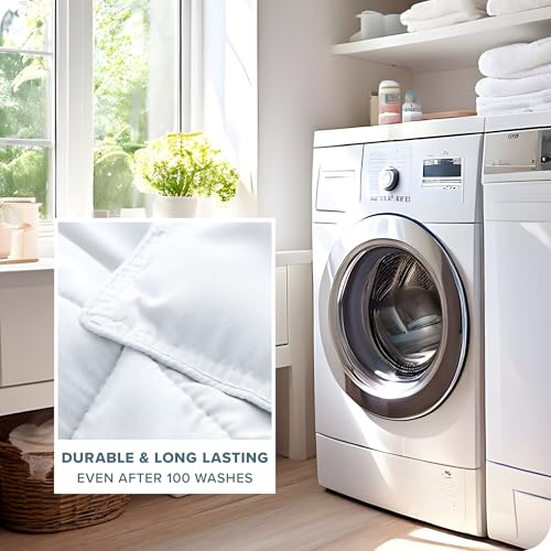 Bare Home Comforter Set - Full Size - Ultra-Soft - Goose Down Alternative - Premium 1800 Series - All Season Warmth (Full, Light Blue)