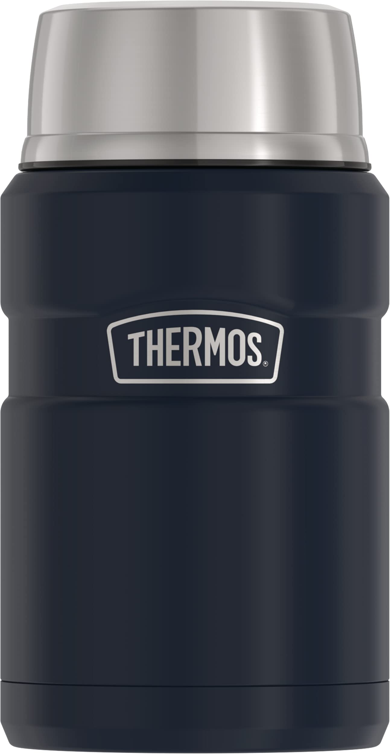 THERMOS Stainless King Vacuum-Insulated Food Jar, 24 Ounce, Midnight Blue