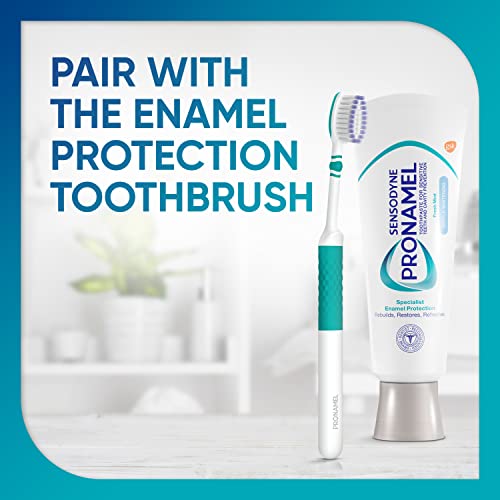 Sensodyne Pronamel Gentle Teeth Whitening Enamel Toothpaste for Sensitive Teeth, to Reharden and Strengthen Enamel, Amazon Exclusive, Fresh Mint - 4 Ounces (Pack of 4)