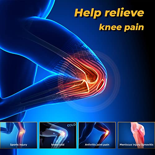 Copper knee brace for knee pain plus size with Side Stabilizers - copper compression Knee Sleeve for knee pain,arthritis pain and support-running knee brace-[Single] (Small)