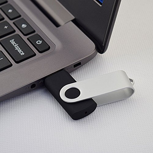 KOOTION Flash Drive 16GB 10 Pack USB 2.0 Thumb Drive Capped Memory Stick Jump Drive, Blue