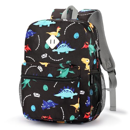 STEAMEDBUN Kids Backpack for Boys 4-8: Boys Backpacks for Elementary School- Dinosaur Backpack - 15 inch Backpack for Kindergarten