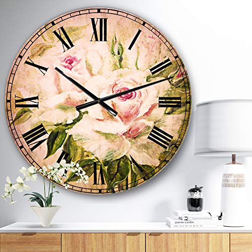 DesignQ 'Green Forest Study' Traditional Wall Clock for Home Bedroom Bathroom Office Living Room Decoration