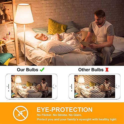 Leools Dimmable E26 led Bulb 6W Equal 60 watt Vintage LED Edison Bulb AC120V 2700K A15 LED Bulb for Ceiling Fan Light Bulbs,Appliance Bulb and Refrigerator Light Bulb 600LM Clear Medium 6Pack