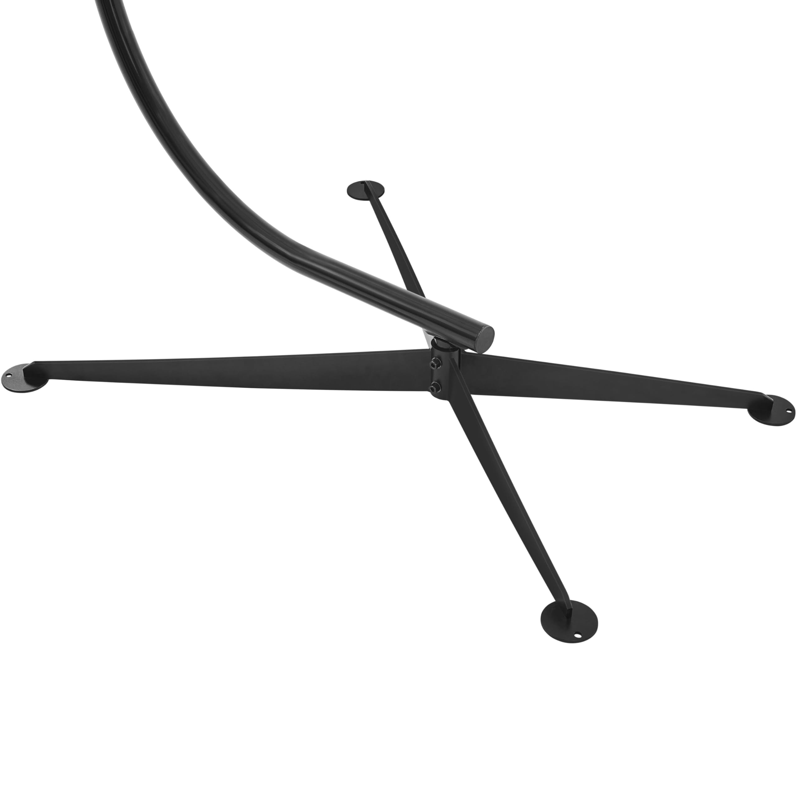 Yaheetech Hammock Chair Stand, C-Stand for Hanging Hammock Chair w/Buckle & S-Shaped Hook - Free Rotation C-Stand Hammock Stand for Hanging Chairs, Swings, Max.Weight Capacity 300Lb