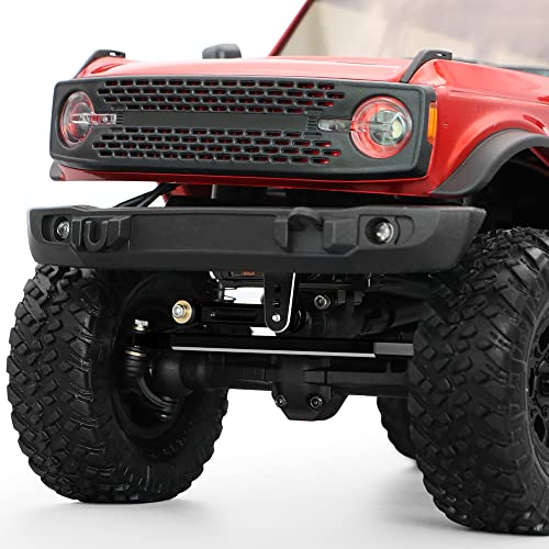EPINON for AXIAL SCX24 Servo Metal Gear EMAX Servo Steering Servo with Servo Mount Bracket and Arm and Steering Link Set SCX24 Upgrade Parts (Black)