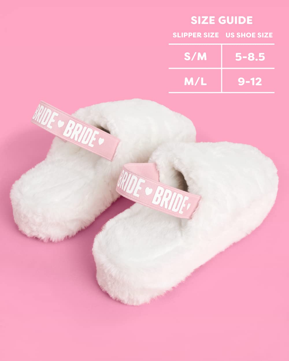 xo, Fetti Bride Platform Slippers, White Fur, S/M | To Be Gift, Bachelorette Party Favor, Bach Decorations, Wedding Day Sandals, Bridesmaid Bridal Shower Favor