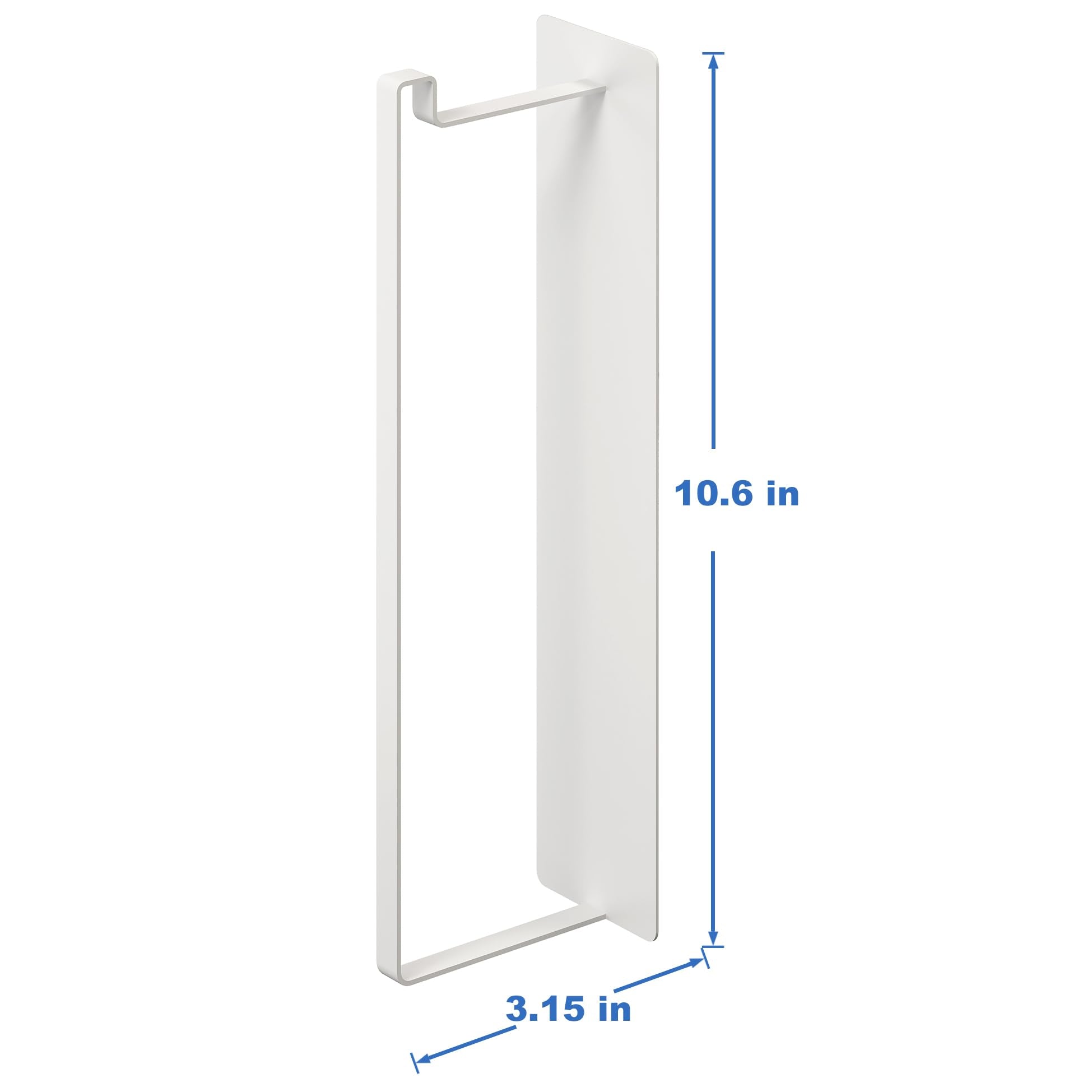 Magnetic Hanger Organizer, Thipoten Hangers Holder for Washing Machine, Holding up to 30 Velvet/Wire/Plastic Hangers, Perfect Space Saver for Laundry Room (1, White)