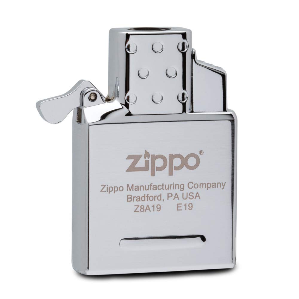 Zippo 65826 Butane Lighter Insert - Single Torch, Chrome