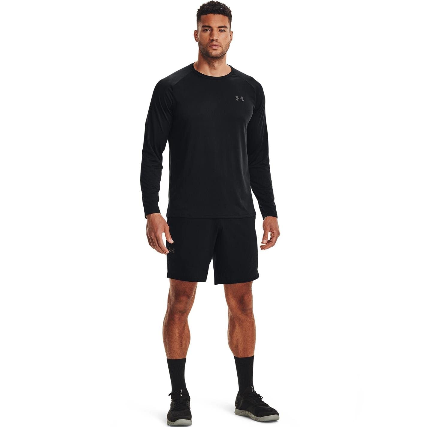 Under Armour Men's UA Tech™ Long Sleeve MD Black