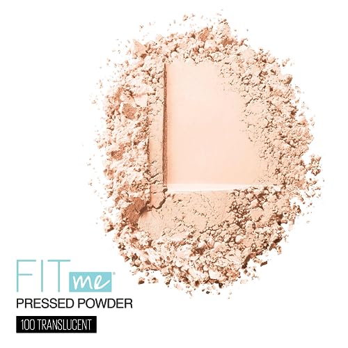 Maybelline Fit Me Matte + Poreless Pressed Face Powder Makeup & Setting Powder, Classic Beige, 1 Count