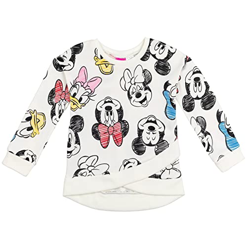 Disney Minnie Mouse Big Girls Fleece Sweatshirt and Leggings Outfit Set Tie-Dye 10-12