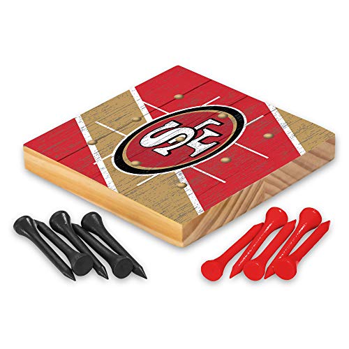 Rico Industries NFL Cincinnati Bengals Peg Tic Tac Toe Game 4.4 x 4.5-"