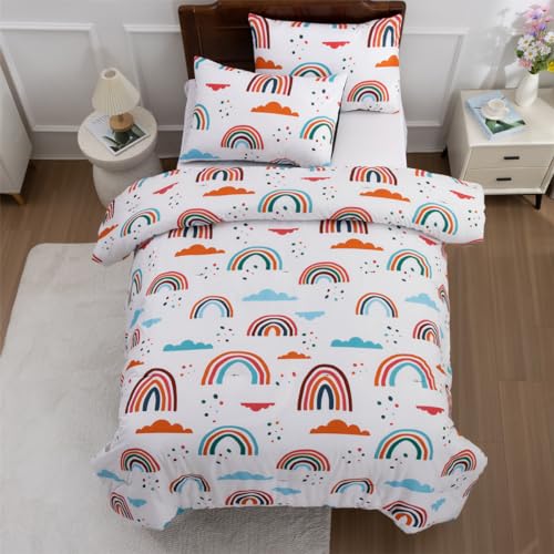 Holawakaka Lightening Tiger Bedding Comforter Set Kids Teens Men Twin Size/Twin XL Bedding Set Wild Animal Printed Bed Set 3 Piece Boys Dorm Quilt Bedspread