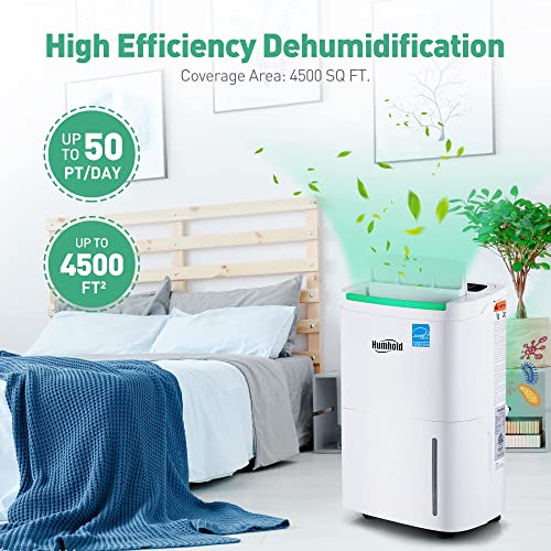 Humhold 12000 BTU Portable Air Conditioners with Remote Control, 3-in-1 Free Standing Cooling AC Unit with Fan & Dehumidifier, Cools Room up to 500 sq.ft, Smart/Sleep Mode,3 Speed,Auto Swing,Timer
