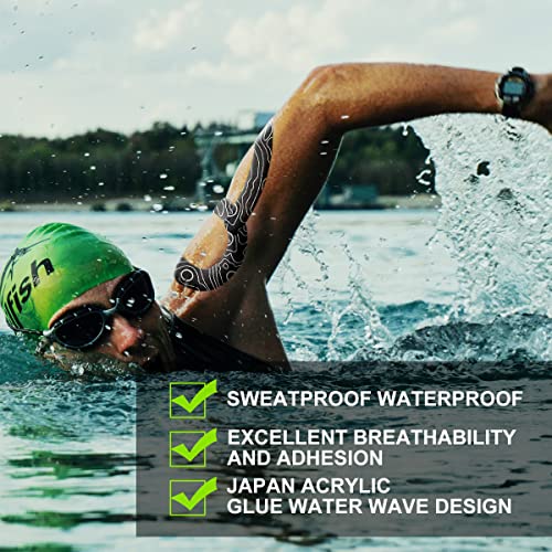 OK TAPE Uncut Kinesiology Tape Roll, Pro Adhesive & Water-Resistant k Tape, for Pain Relief, Muscle Support, Versatile Kinetic Tape, 2" x 16.4'-Beige