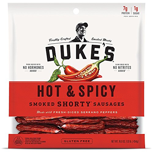 Duke's Hot & Spicy Smoked Shorty Sausages, 16 oz