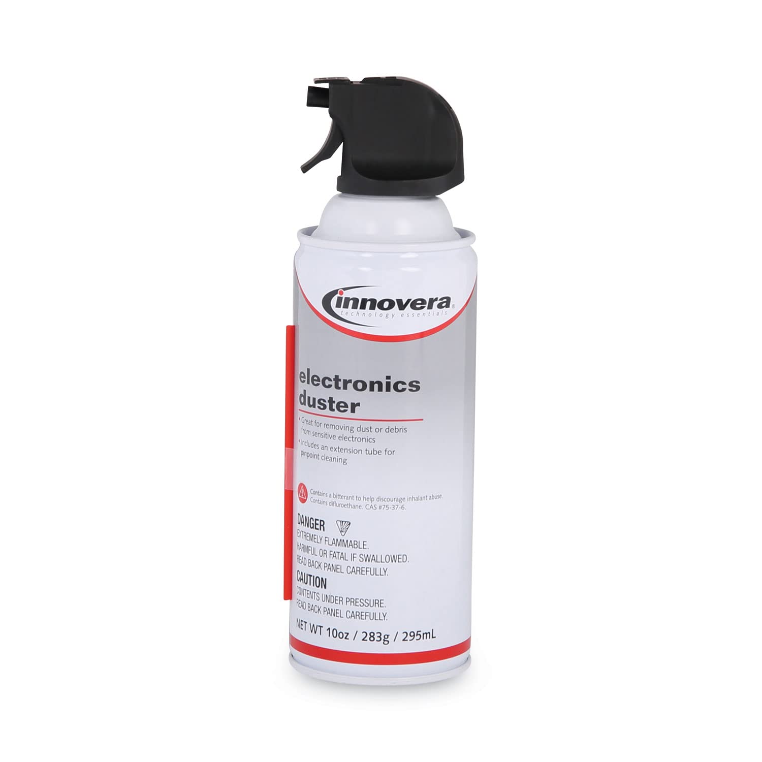 Innovera Compressed Air Duster Cleaner, 10 oz Can, 6/Pack