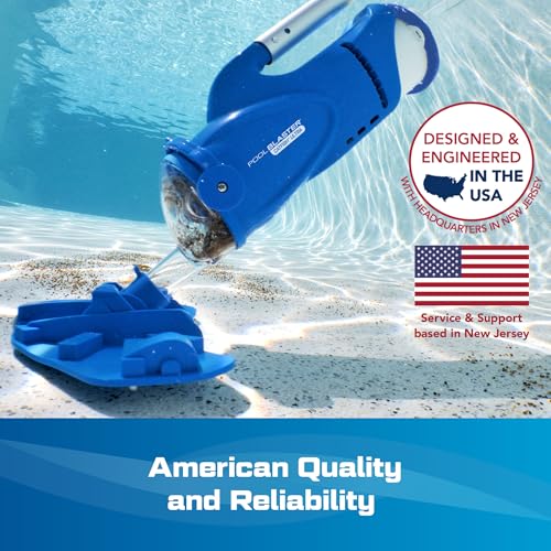 POOL BLASTER Catfish Ultra (Gen 2) Cordless Pool Vacuum, Increased Power & Capacity, Rechargeable, Manual, Battery-Powered, Swimming Pool Cleaner Ideal for Inground & Above Ground Pools, by Water Tech