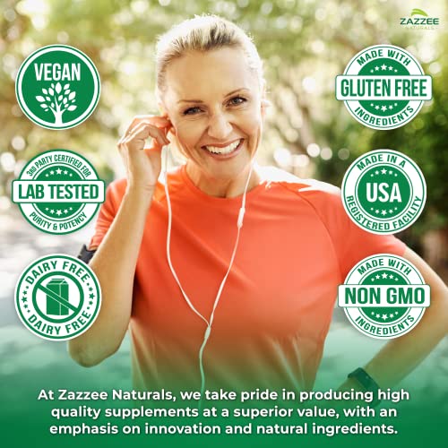 Zazzee D-Mannose Powder Plus, 2000 mg, 67 Servings, Potent & Fast-Acting, Plus 5 Billion CFU Probiotics and Pure Cranberry Juice Extract, Free Scoop, 6.5 Oz, Vegan, Gluten-Free, Non-GMO, All-Natural