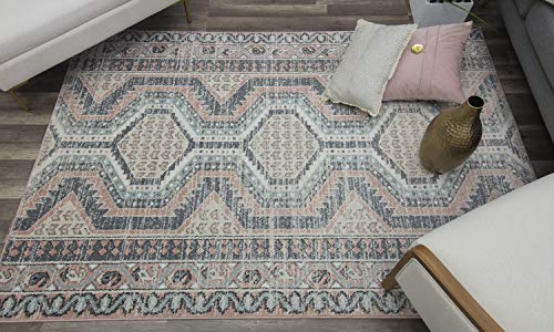 Rugs America Harper HRYA2 Vintage Transitional Area Rug (5'0"X7'0", Heath)