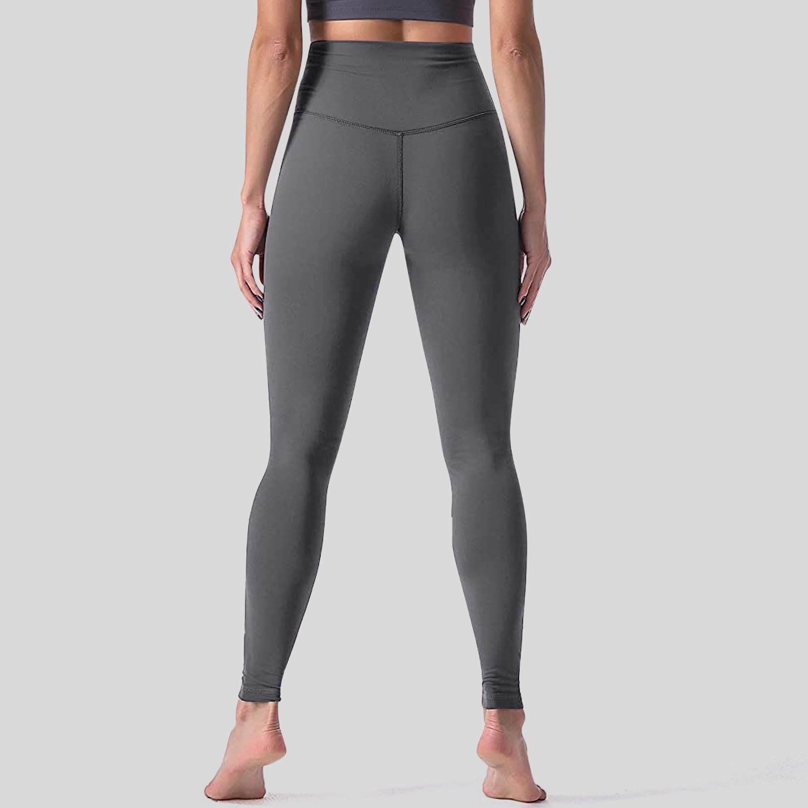 Amazon Haul Sale Clearace Leggings with Pockets Amazon Haul Sale Amazon Haul Womens Clothing Warehouse Amazon Warehouse Deals Amazon Haul Items Dark Gray L