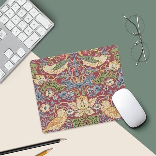 Keebik Gaming Mouse Pad, William Morris Mouse Pad7.1 x8.7 Inch Computer Mouse Mat Keyboard Full Desk Mousepad for Gaming, Office, Home