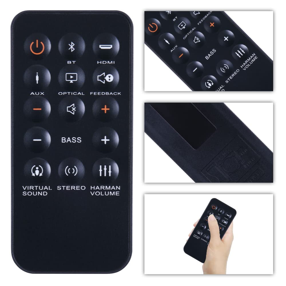 Replacement Remote Control fit for JBL Cinema Soundbar SB350 SB250 Sound Bar Remote