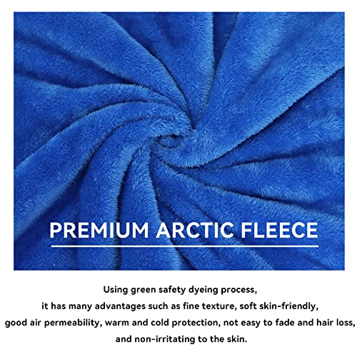 obinsm Warm Blanket Blue Soft Fleece Blankets Throw Blankets for Bed