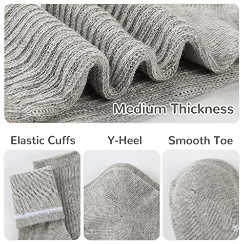 BOOPH 9 Pairs Girls Slouch Socks Knee High Baby Girls Crew SocksI 1-3 Years